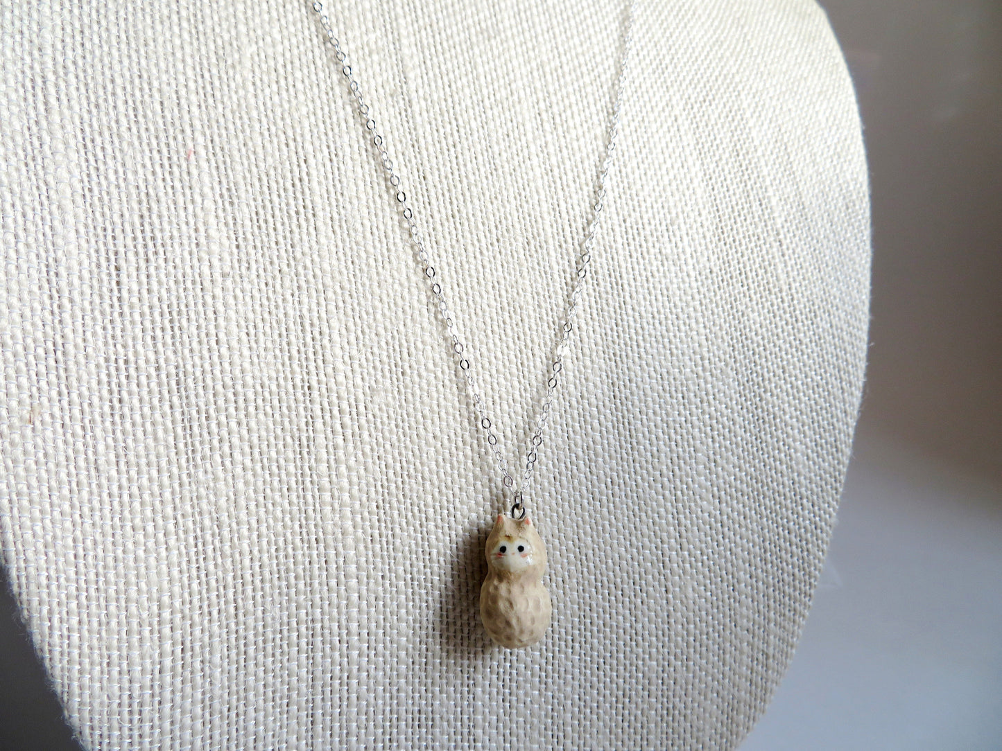 Peanut Cat Necklace