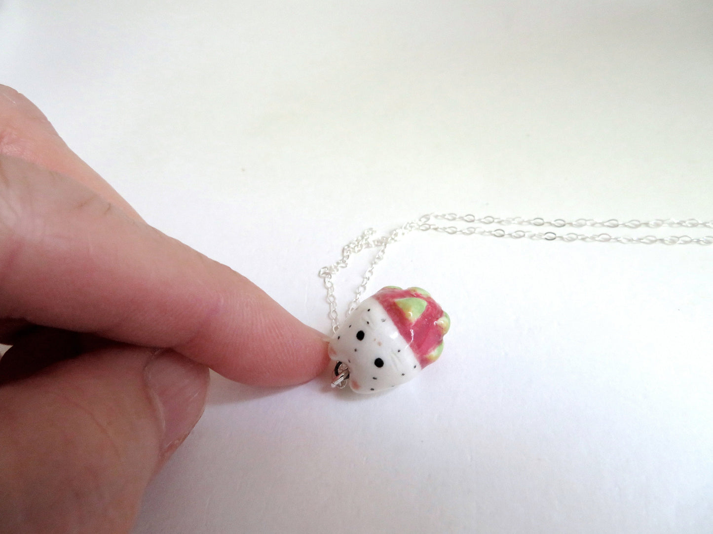 Dragon Fruit Cat Necklace