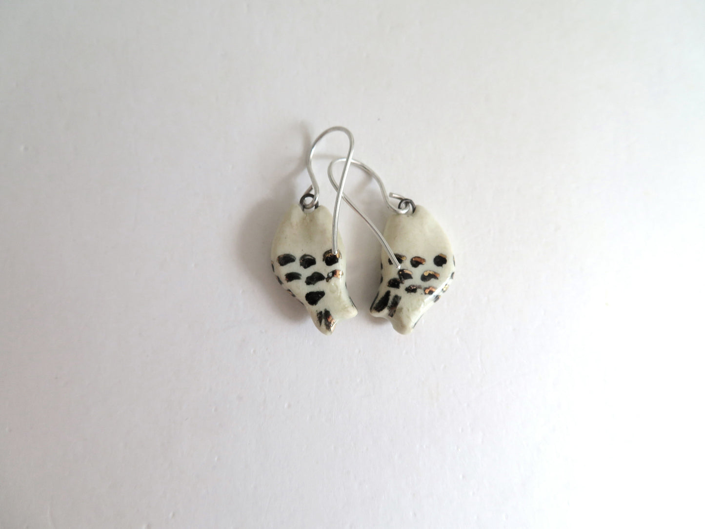 Mermaid Cat Dangle Earrings