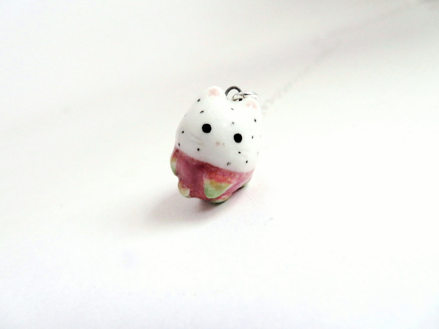 Dragon Fruit Cat Necklace