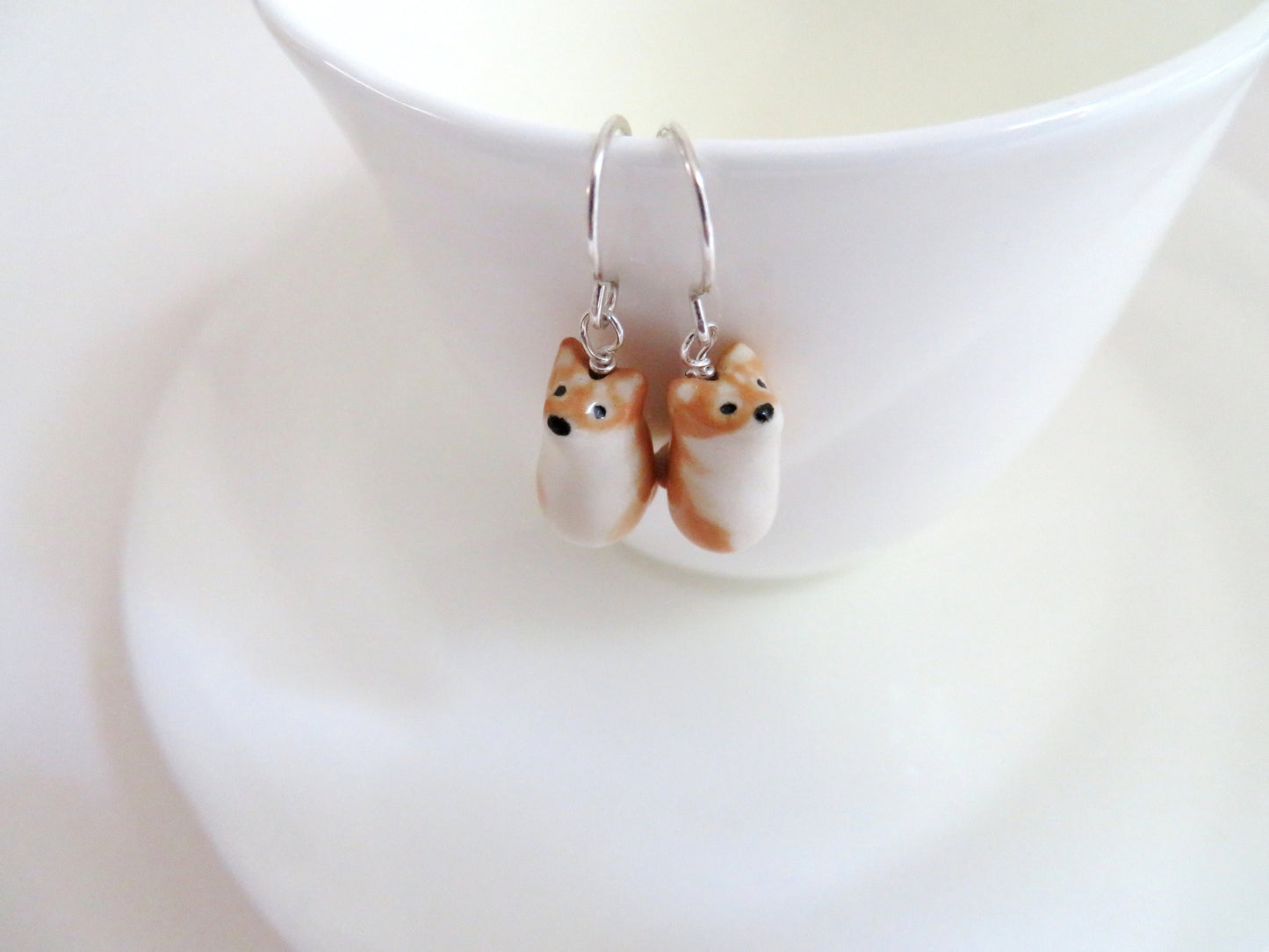 Shiba Inu Dangle Earrings