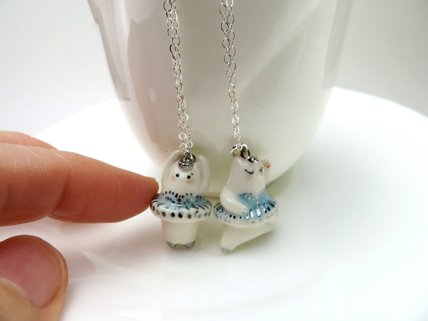 Ballerina Cat Necklace