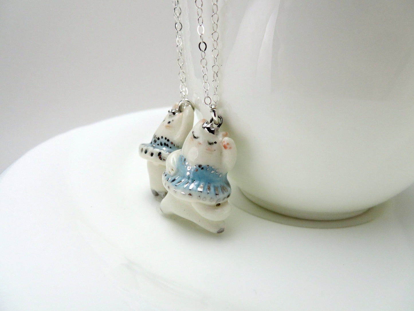 Ballerina Cat Necklace