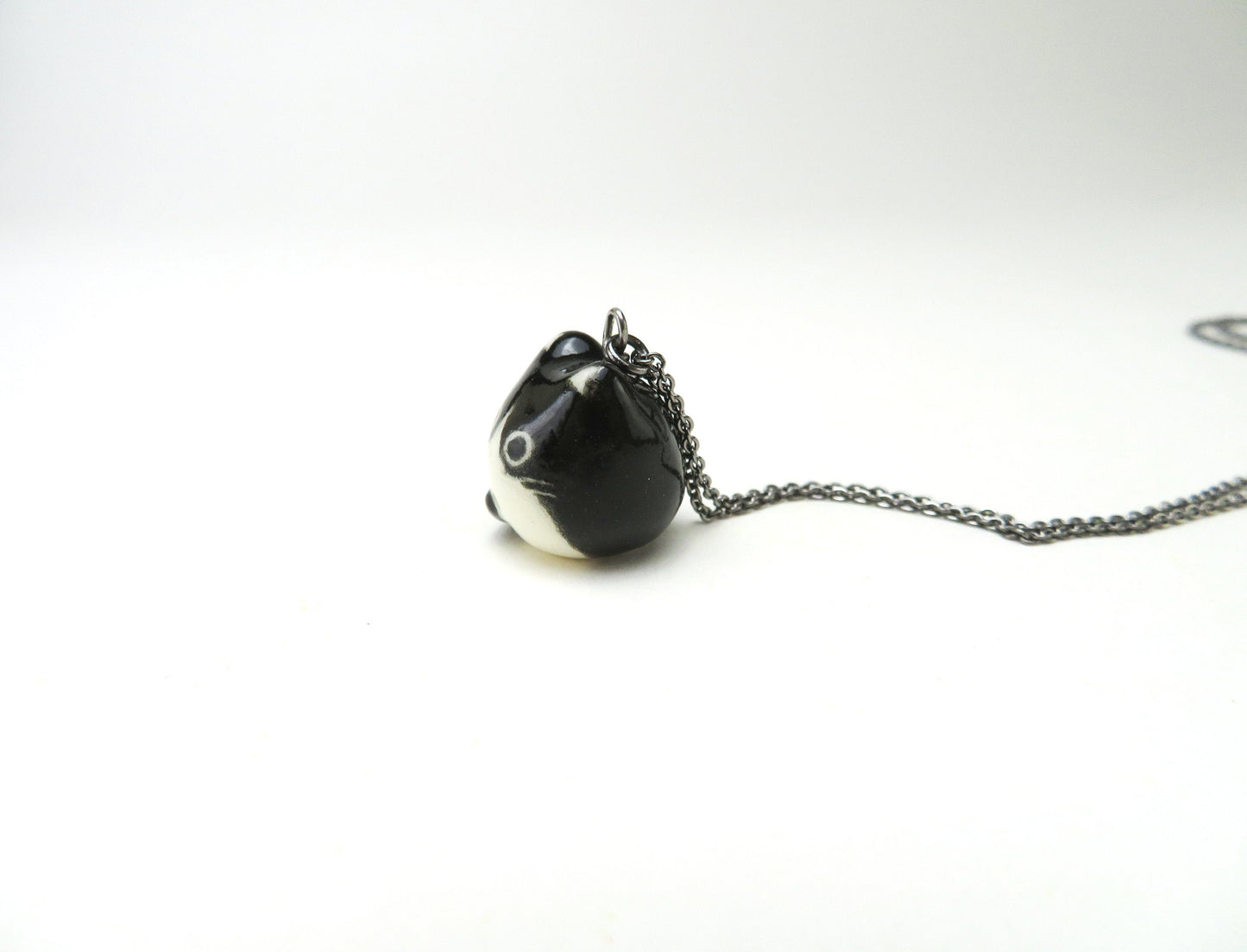 Tuxedo Cat Necklace