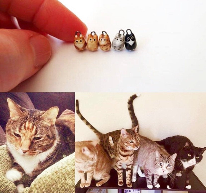 Tiny Cat Figurine