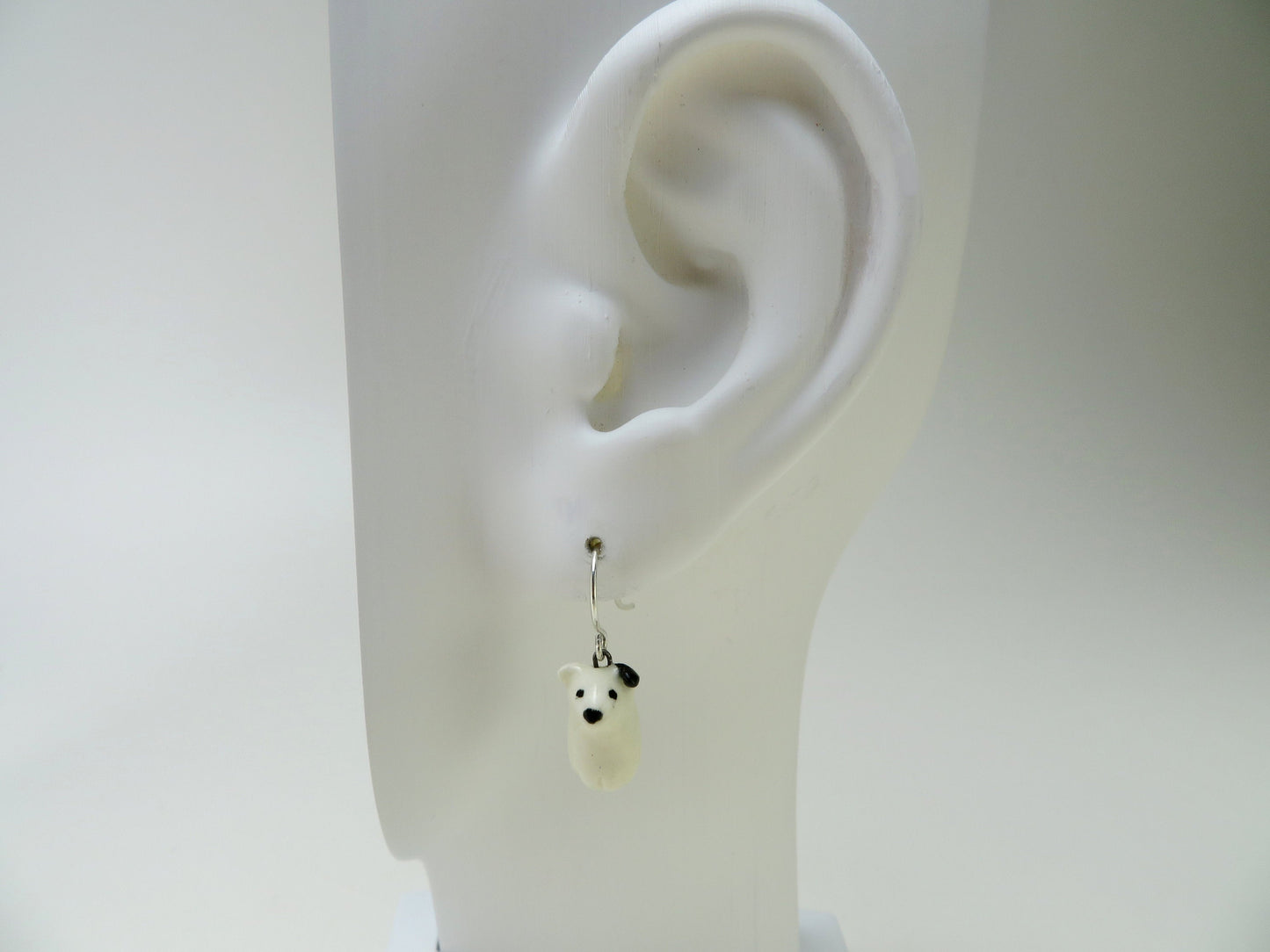Black & White Dog Earrings