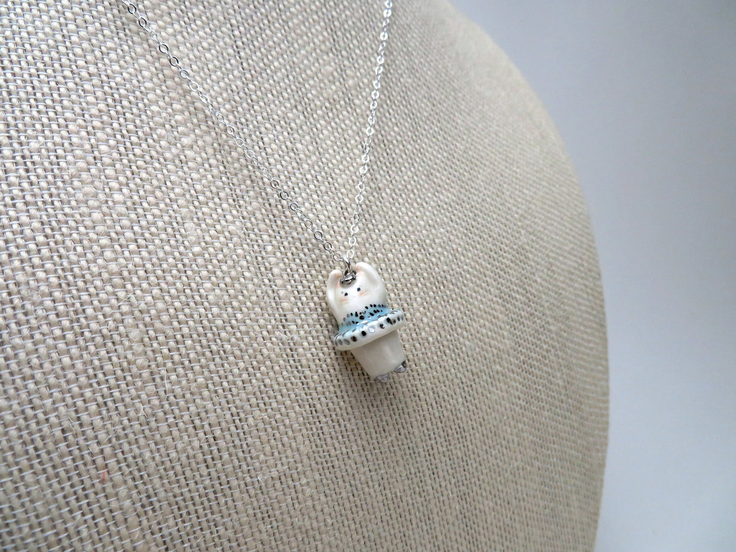 Ballerina Cat Necklace