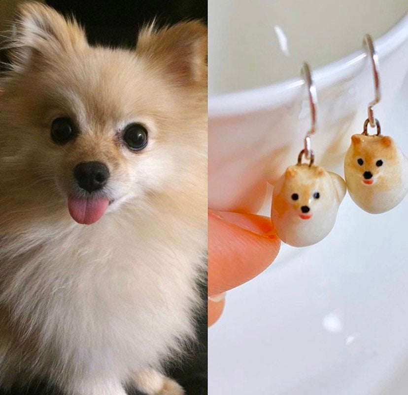 Shiba Inu Dangle Earrings
