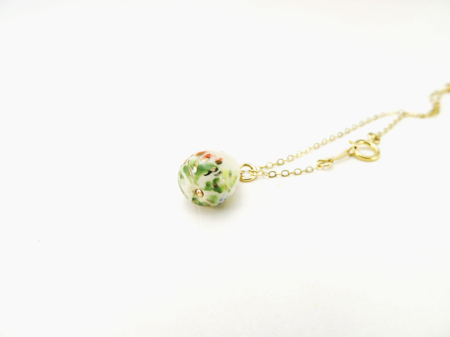 Happy Floral Cat Necklace