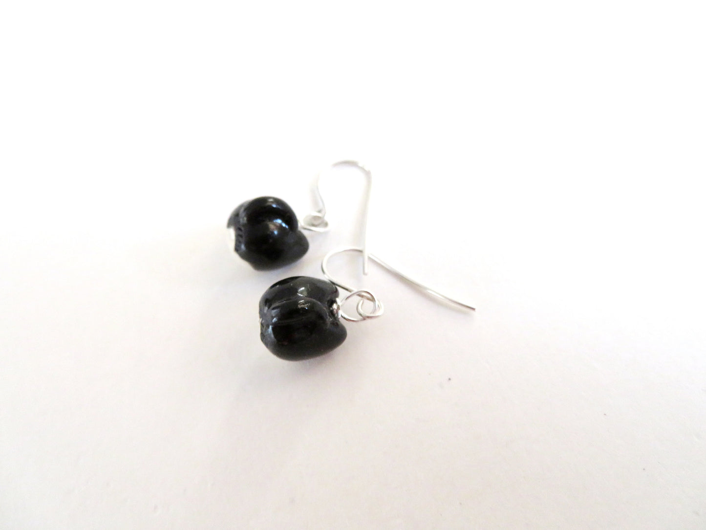 Tuxedo Cat Dangle Earrings