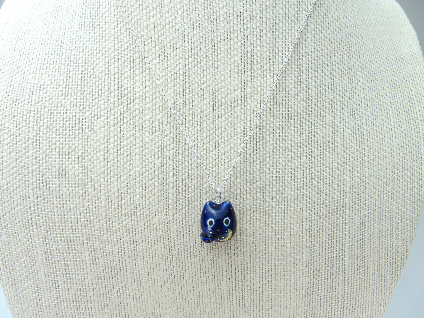 Night Sky Cat Necklace