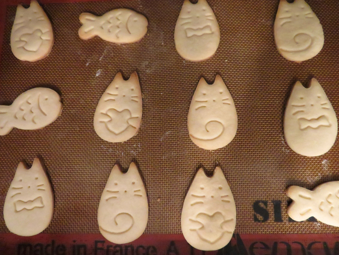 Cat Cookie Cutters & Stamps