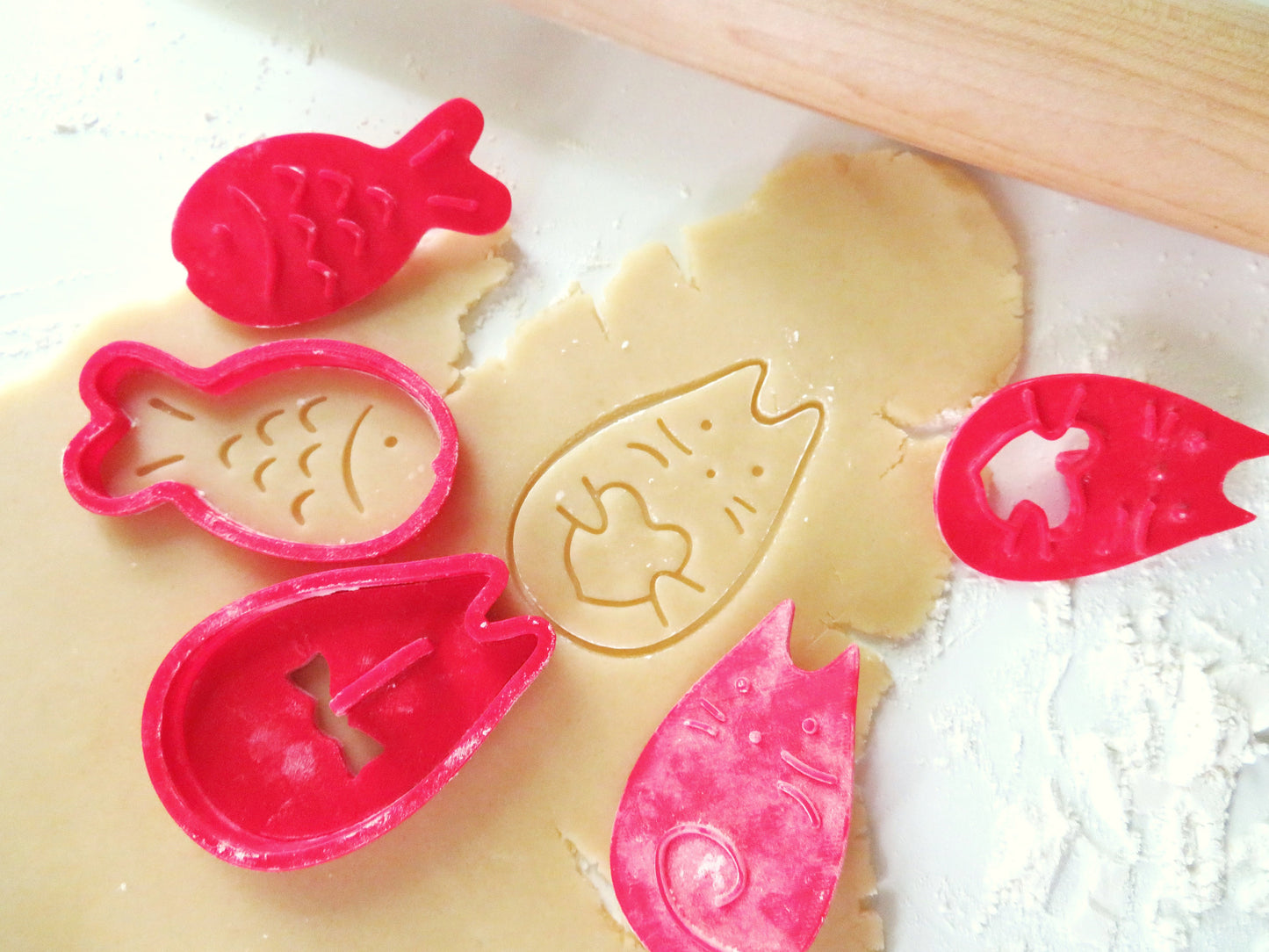 Cat Cookie Cutters & Stamps