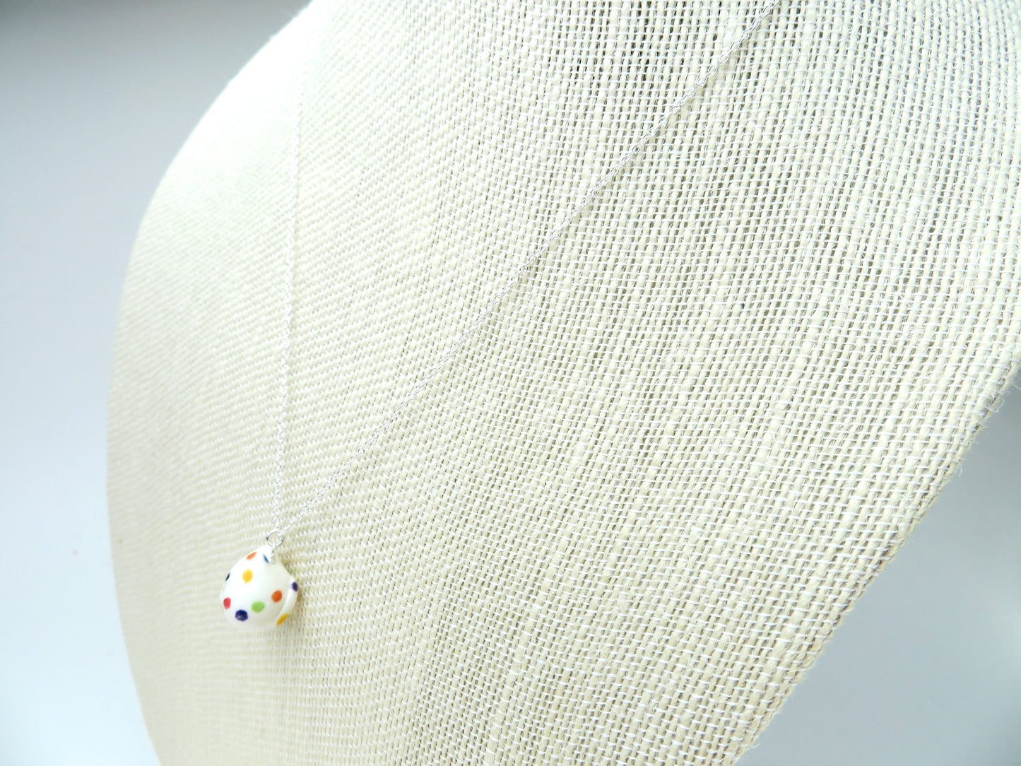Polka Dot Cat Necklace