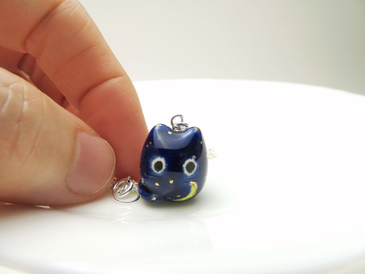 Night Sky Cat Necklace