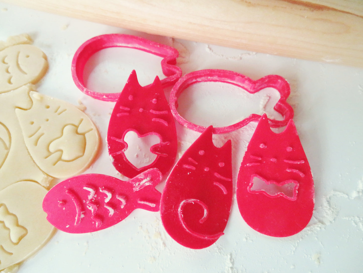 Cat Cookie Cutters & Stamps
