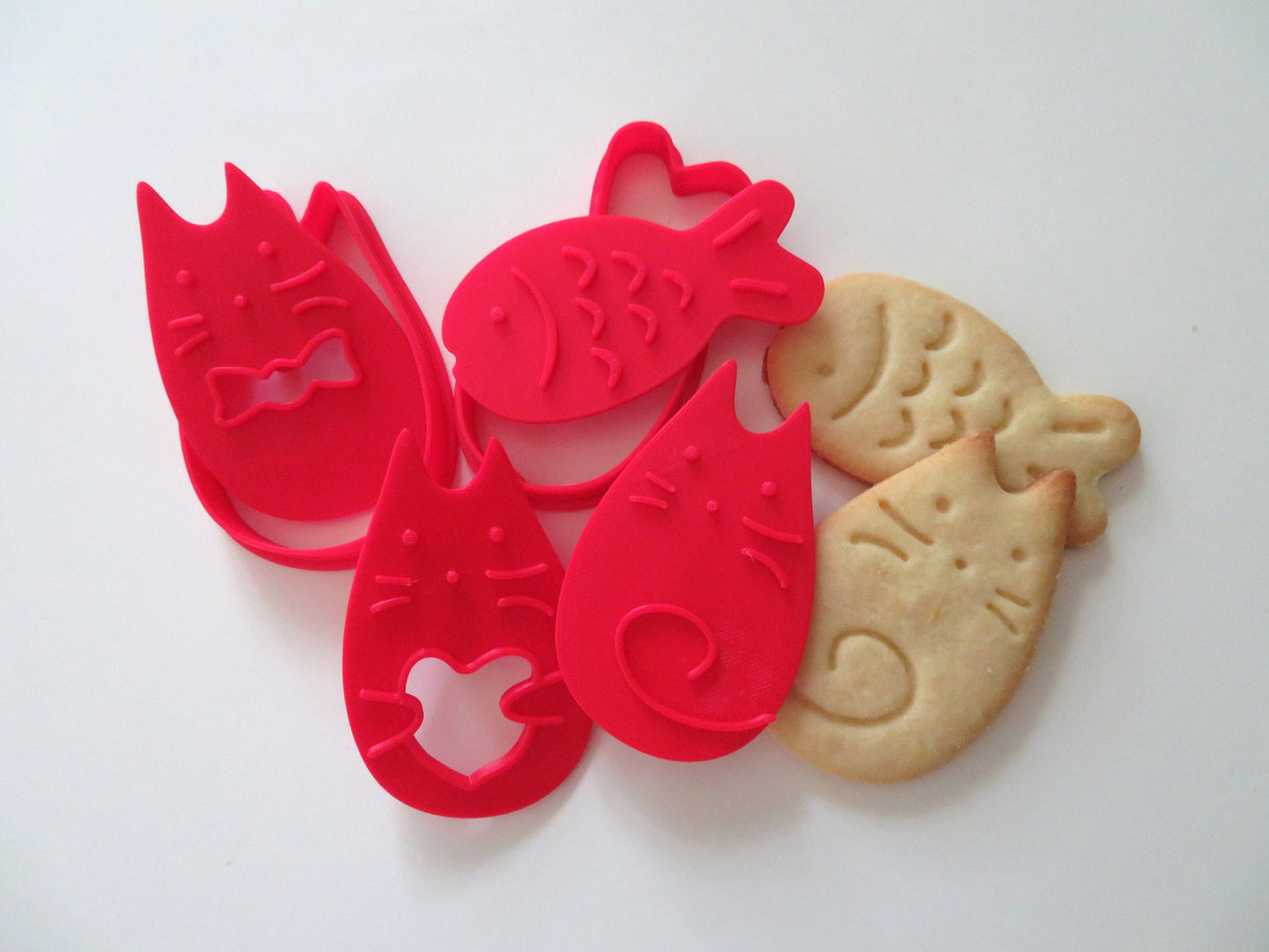Cat Cookie Cutters & Stamps