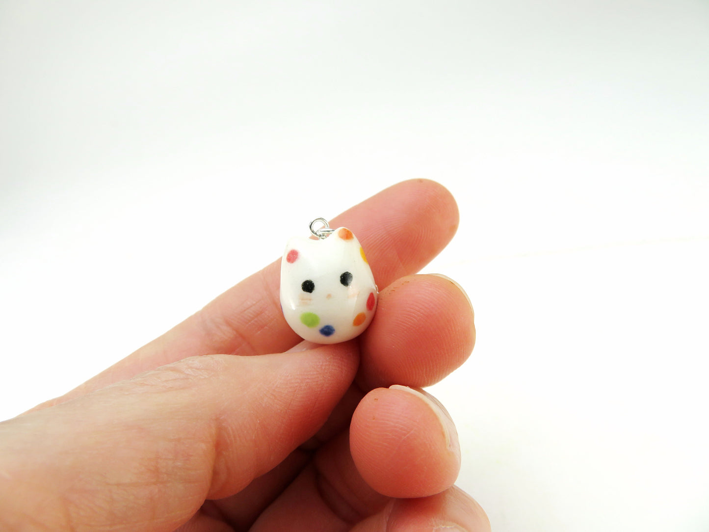 Polka Dot Cat Necklace