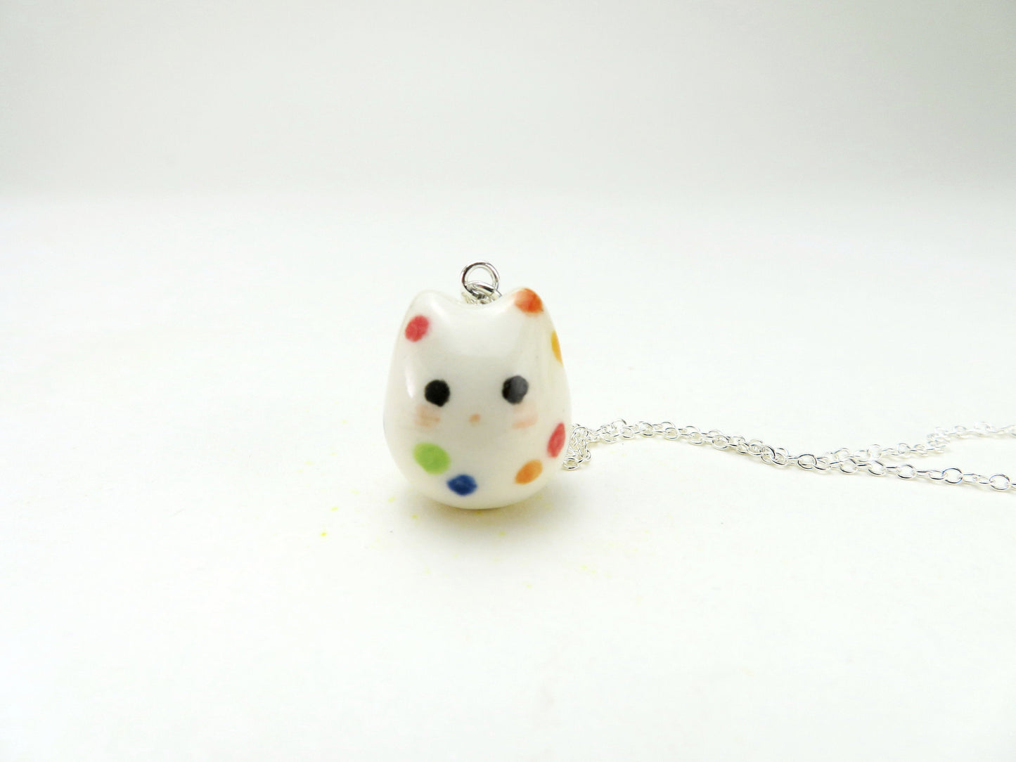 Polka Dot Cat Necklace
