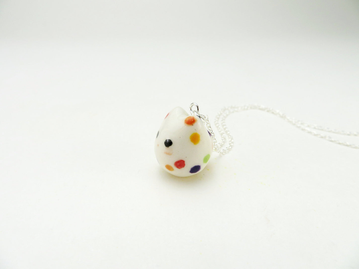 Polka Dot Cat Necklace