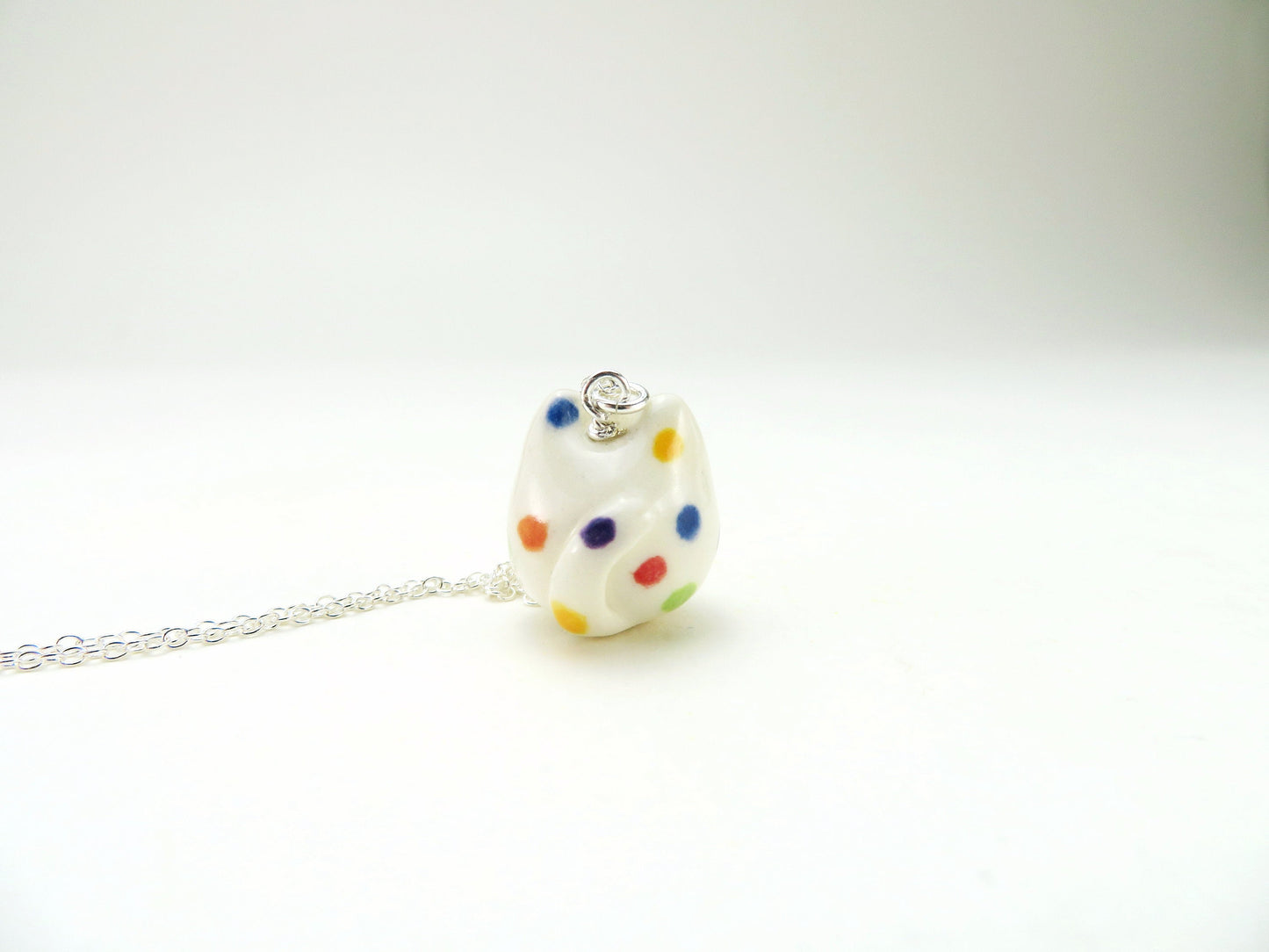 Polka Dot Cat Necklace