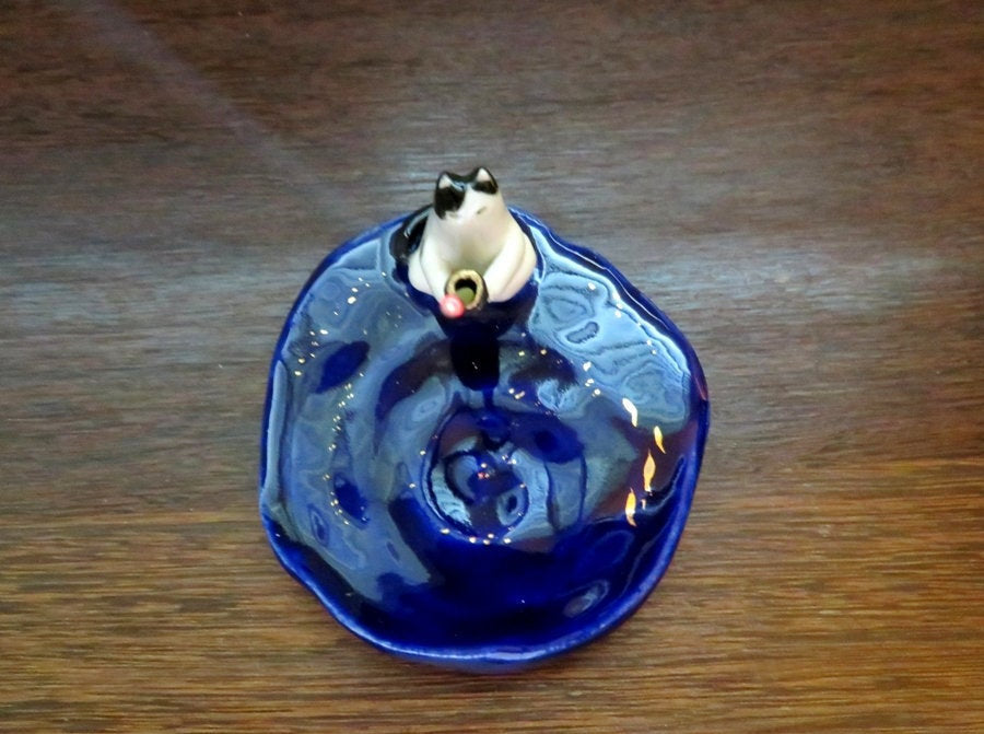 Cat Incense Burner