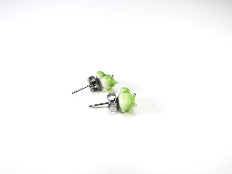 Tiny Frog Stud Earrings