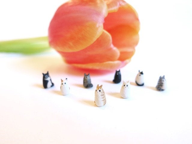 Tiny Cat Figurine