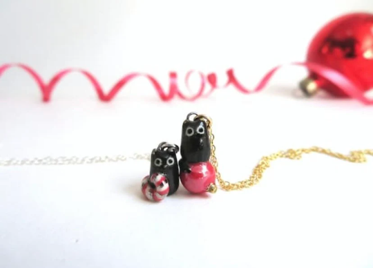 Ornament Cat Necklace