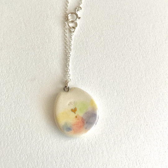 Pastel Rainbow Cat Necklace