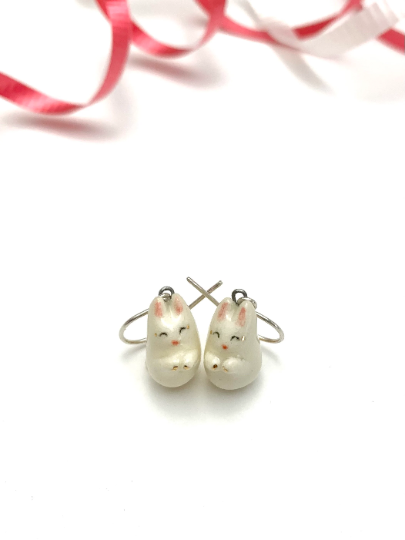 Happy Rabbit Dangle Earrings