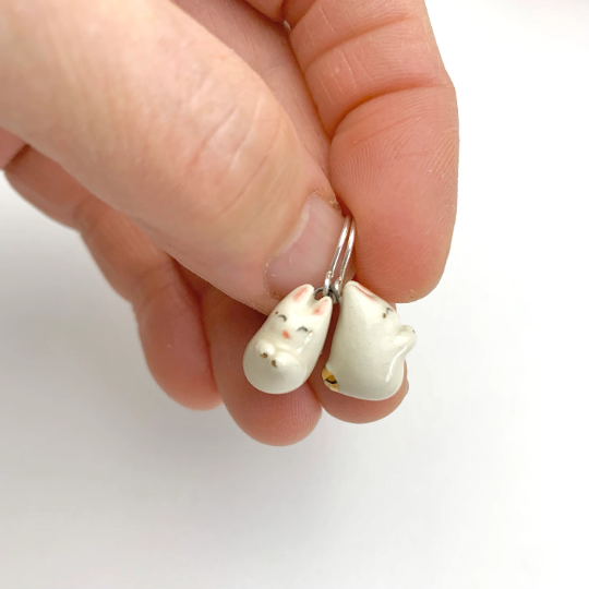 Happy Rabbit Dangle Earrings