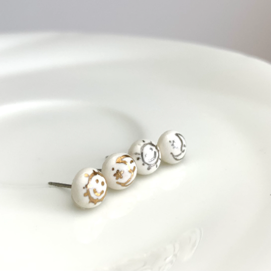 Sun & Moon Stud Earrings