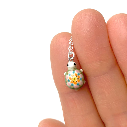 Teeny Tiny Turtle Necklace