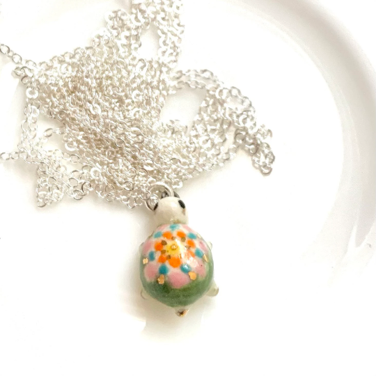 Teeny Tiny Turtle Necklace