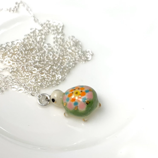 Teeny Tiny Turtle Necklace