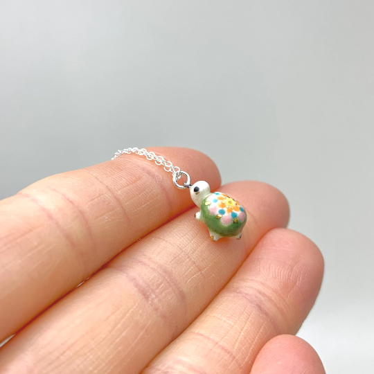 Teeny Tiny Turtle Necklace