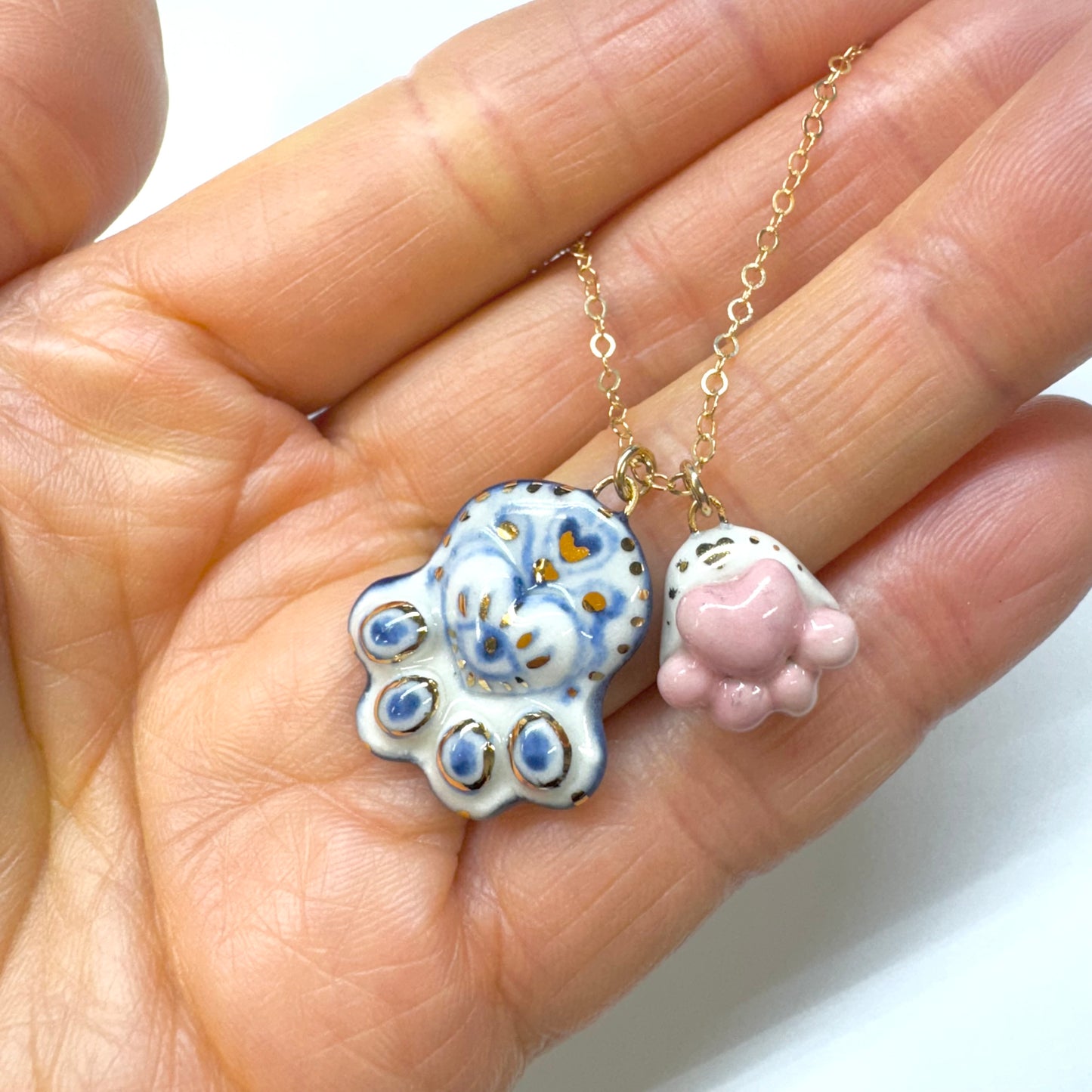 Meowsa Paw Necklace