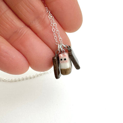 Ice cream Sandwich Cat Necklace