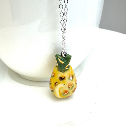 Pineapple Cat Necklace