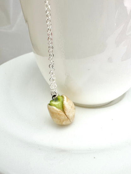 Pistachio Cat Necklace