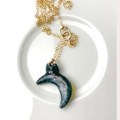 Moon Cat Necklace