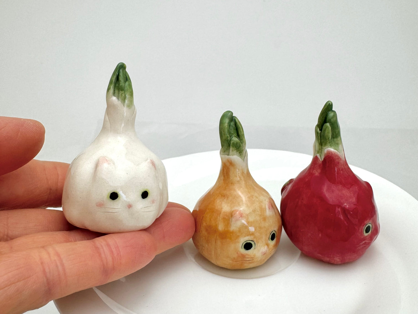 Garlic & Onion Cat Ring Cone