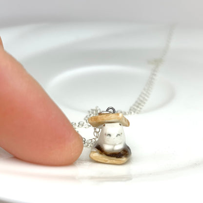 S’mores Cat Necklace