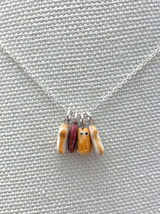 PB&J Cat Necklace