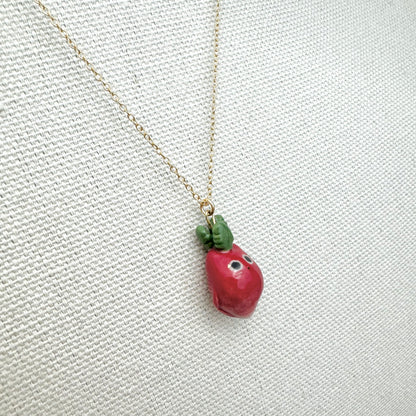 Radish Cat Necklace