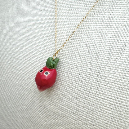 Radish Cat Necklace