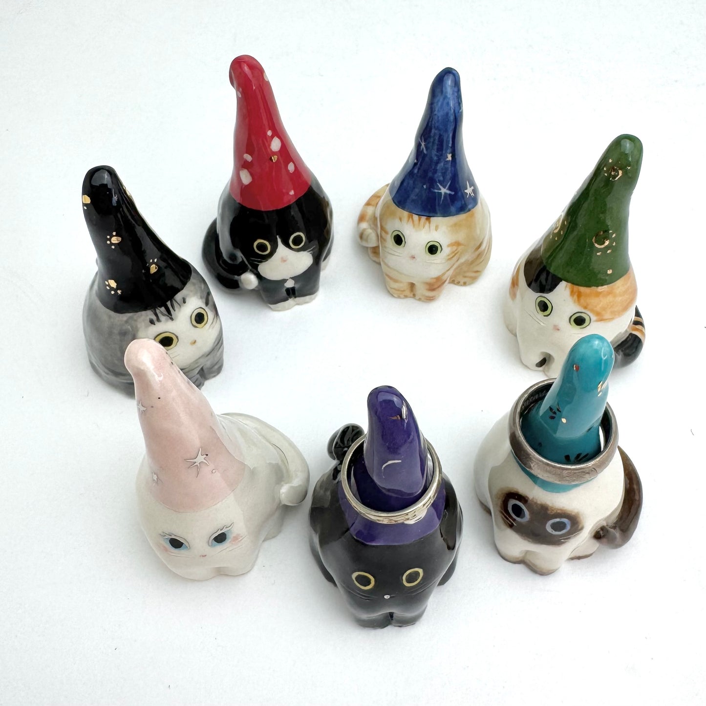 Gnome Cat Ring Cone