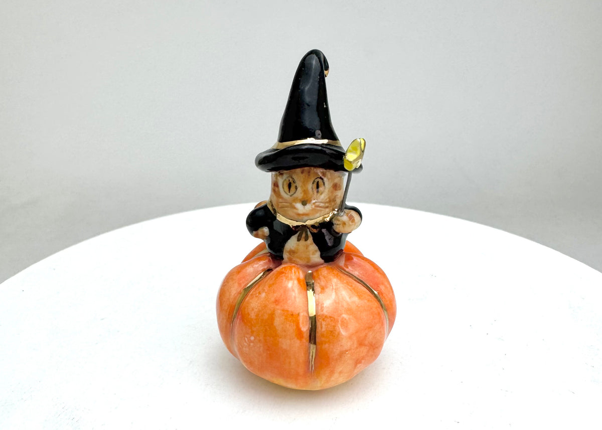 Wizard Cat Mini Figurine