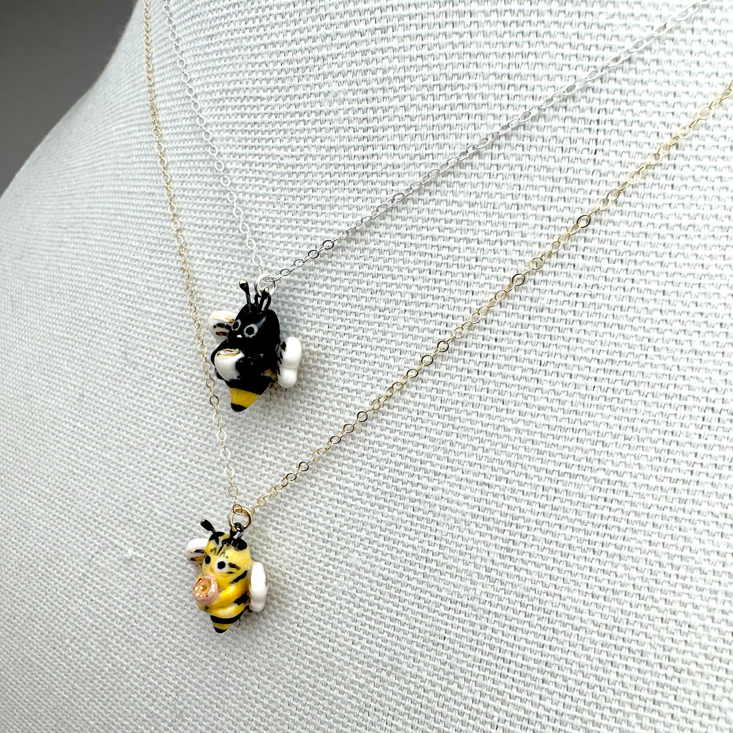 Bee Cat Necklace